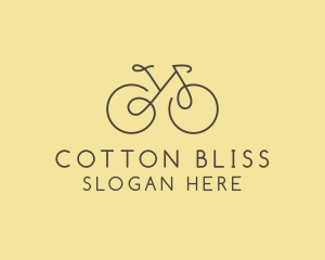 Yellow Bicycle Bike logo design