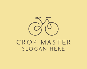 Yellow Bicycle Bike logo design