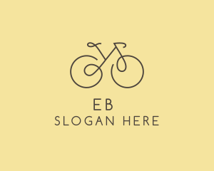 Yellow Bicycle Bike logo design