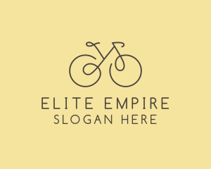 Yellow Bicycle Bike logo design