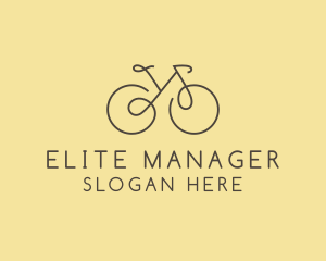 Yellow Bicycle Bike logo design