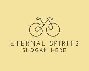 Yellow Bicycle Bike logo design