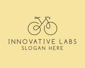 Yellow Bicycle Bike logo design