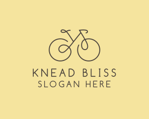 Yellow Bicycle Bike logo design