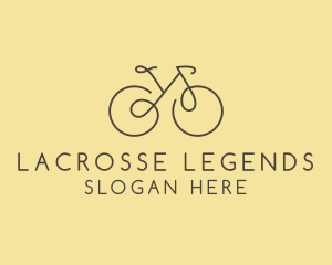 Yellow Bicycle Bike logo design