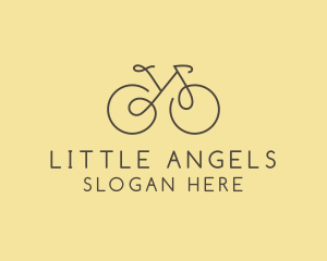 Yellow Bicycle Bike logo design