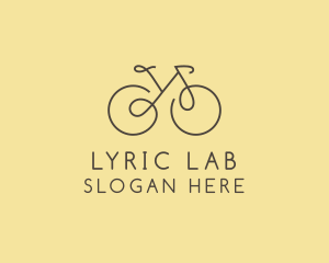 Yellow Bicycle Bike logo design