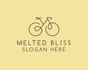 Yellow Bicycle Bike logo design