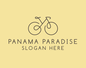 Yellow Bicycle Bike logo design