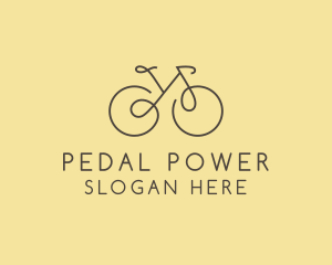 Bicycle - Yellow Bicycle Bike logo design