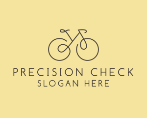 Yellow Bicycle Bike logo design