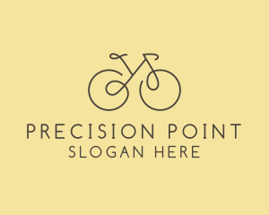 Yellow Bicycle Bike logo design