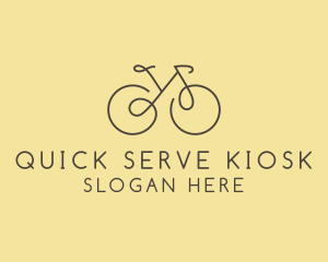 Yellow Bicycle Bike logo design