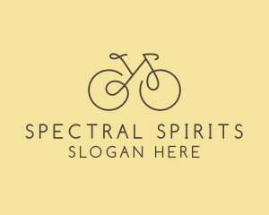 Yellow Bicycle Bike logo design