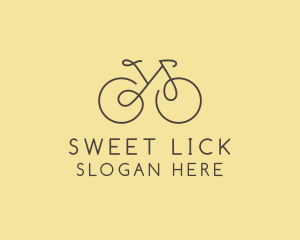 Yellow Bicycle Bike logo design