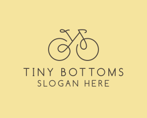 Yellow Bicycle Bike logo design