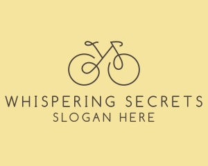 Yellow Bicycle Bike logo design