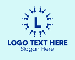 Facebook - Blue Network Lettermark logo design