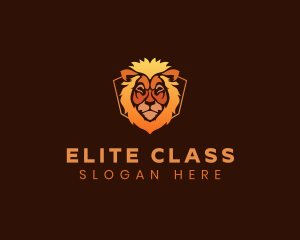 First Class - Lion Feline Banking logo design