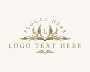 Foliage - Organic Leaves Ornament logo design