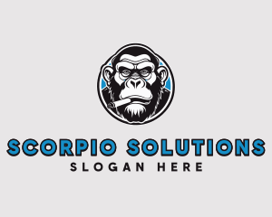 Cigarette Smoking Ape Logo