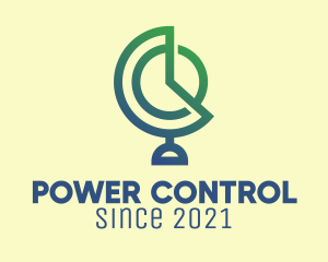 Control - Global Radar Icon logo design