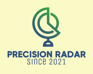 Global Radar Icon  logo design