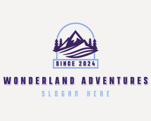 Peak Mountain Travel Tourist logo design