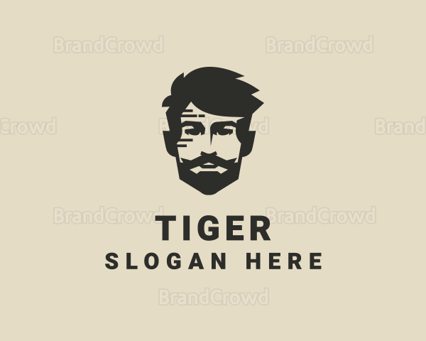 Hipster Male Head Logo