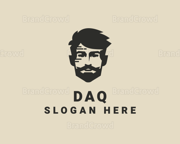 Hipster Male Head Logo