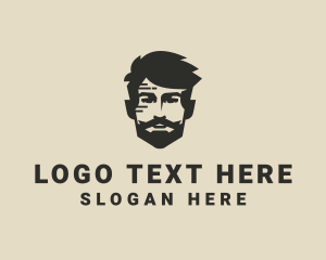 Hipster Male Head Logo