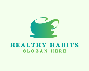 Organic Tea Pot logo design