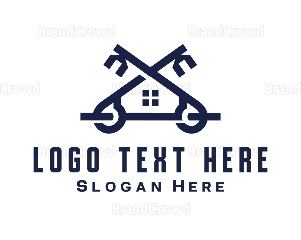 Modern Lock House Logo
