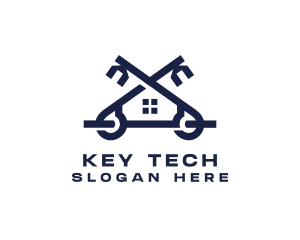 Modern Lock House logo design