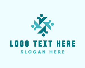 Association - People Cooperative Organization logo design