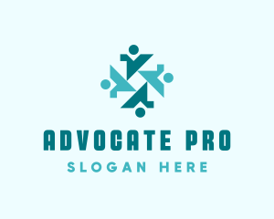 Advocate - People Cooperative Organization logo design