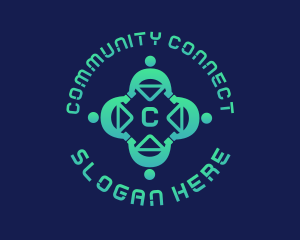 People Support Community  logo design