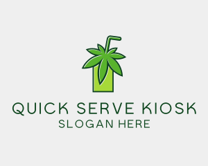 Cannabis Weed Juice logo design