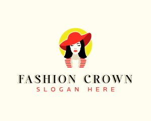 Woman Beauty Fashion logo design