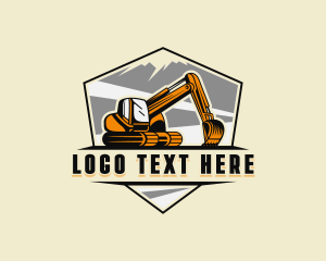 Builder - Excavator Excavation Contractor logo design