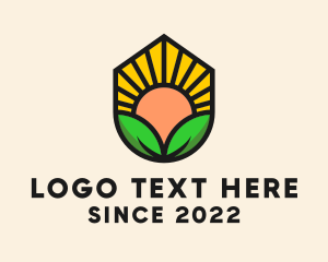 Landscaping - Sun Gardening House logo design