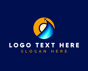 Wings - Flight Logistics Airplane logo design