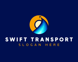 Flight Logistics Airplane logo design