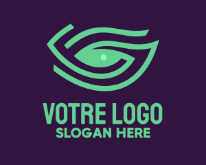 Eyesight - Green Natural Eye logo design