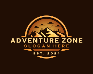 Mountain Climbing Adventure logo design