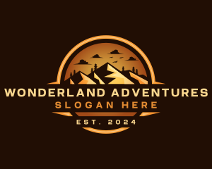 Mountain Climbing Adventure logo design