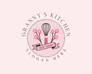 Sweet Baking Whisk logo design