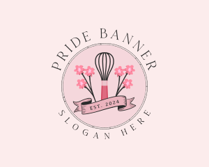 Sweet Baking Whisk logo design