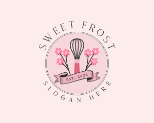 Sweet Baking Whisk logo design