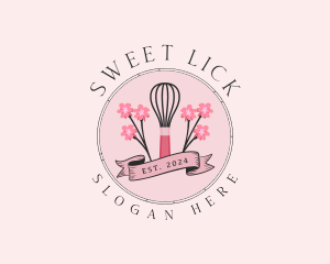 Sweet Baking Whisk logo design